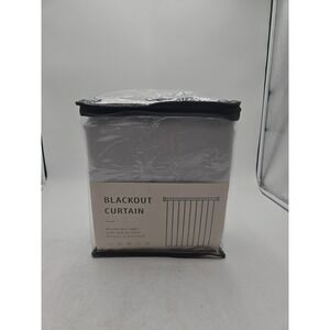 INOVADAY 100% Blackout Curtain 50w X96l  Pinch Pleated Linen Blackout  White